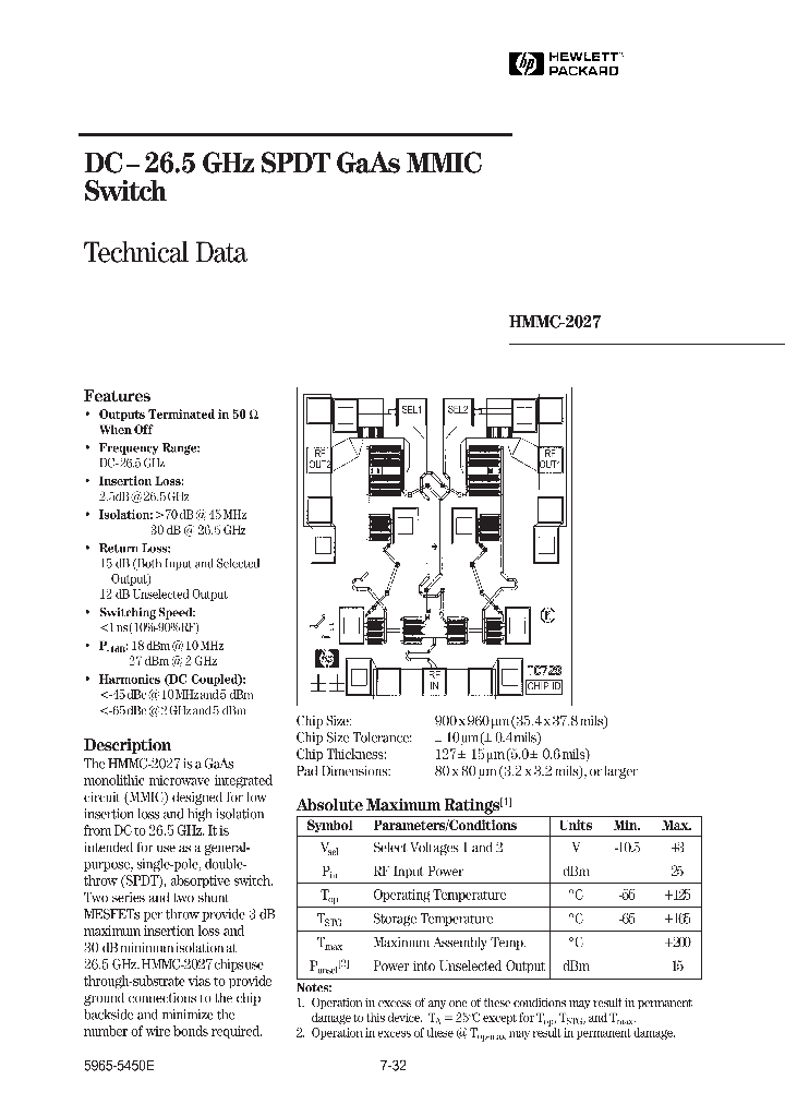 HMMC-2027_611972.PDF Datasheet