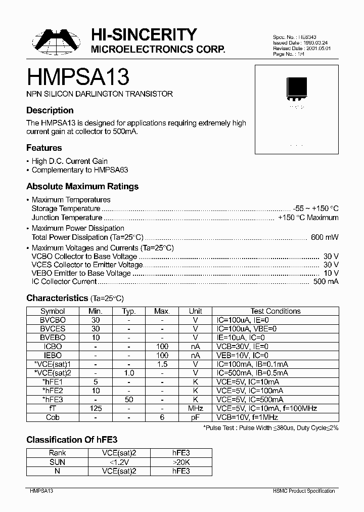 HMPSA13_775446.PDF Datasheet