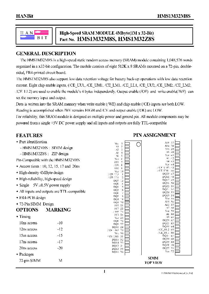 HMS1M32Z8S-10_633000.PDF Datasheet