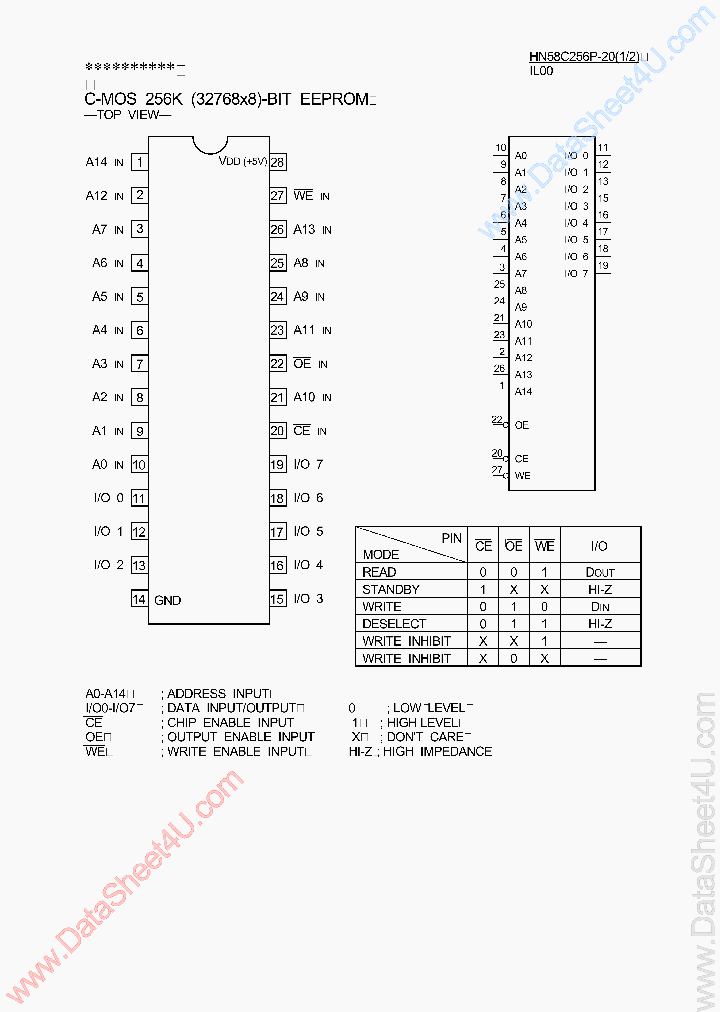 HN58C256P-20_816698.PDF Datasheet