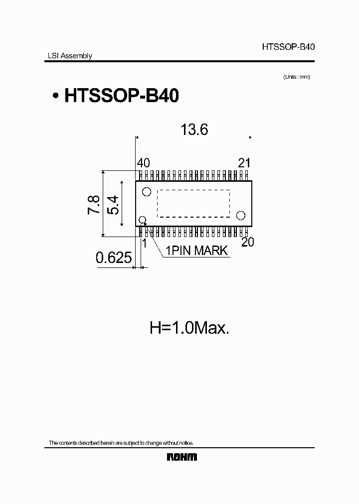 HTSSOP-B40_721663.PDF Datasheet