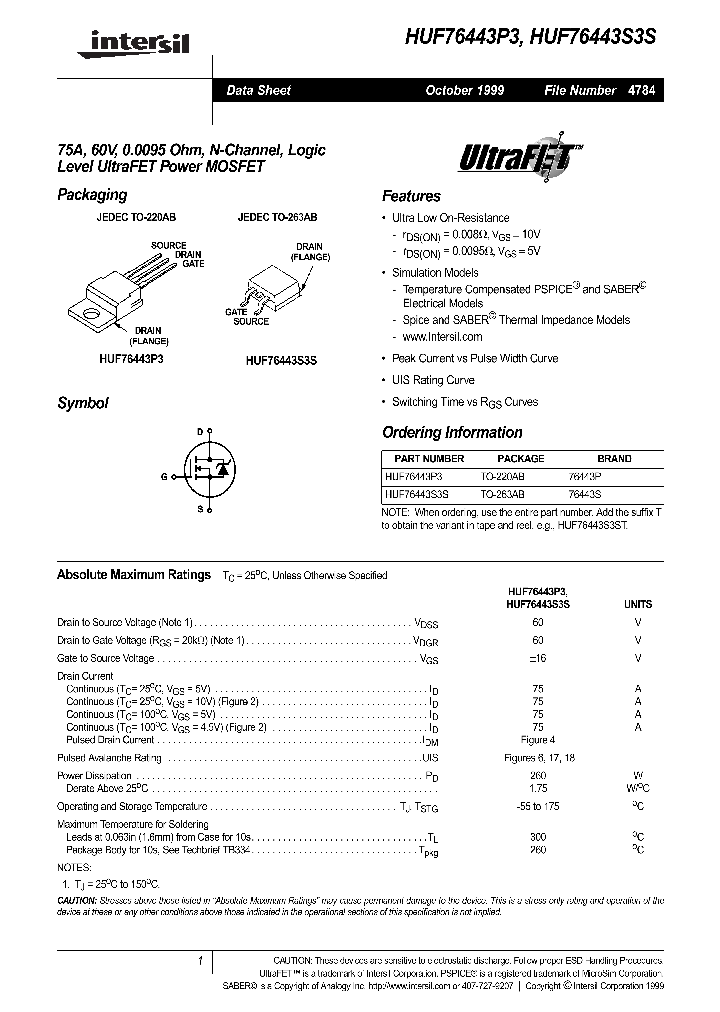 HUF76443P3_1009117.PDF Datasheet