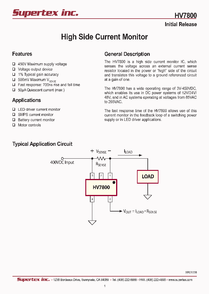 HV7800_821938.PDF Datasheet