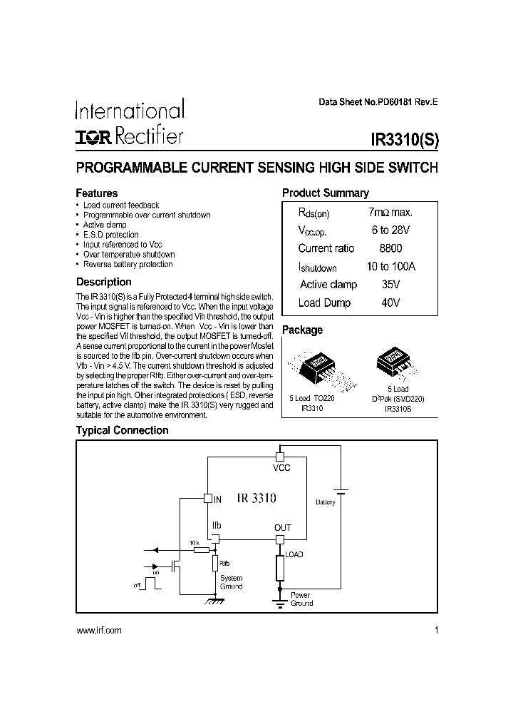 IR3310S_806664.PDF Datasheet