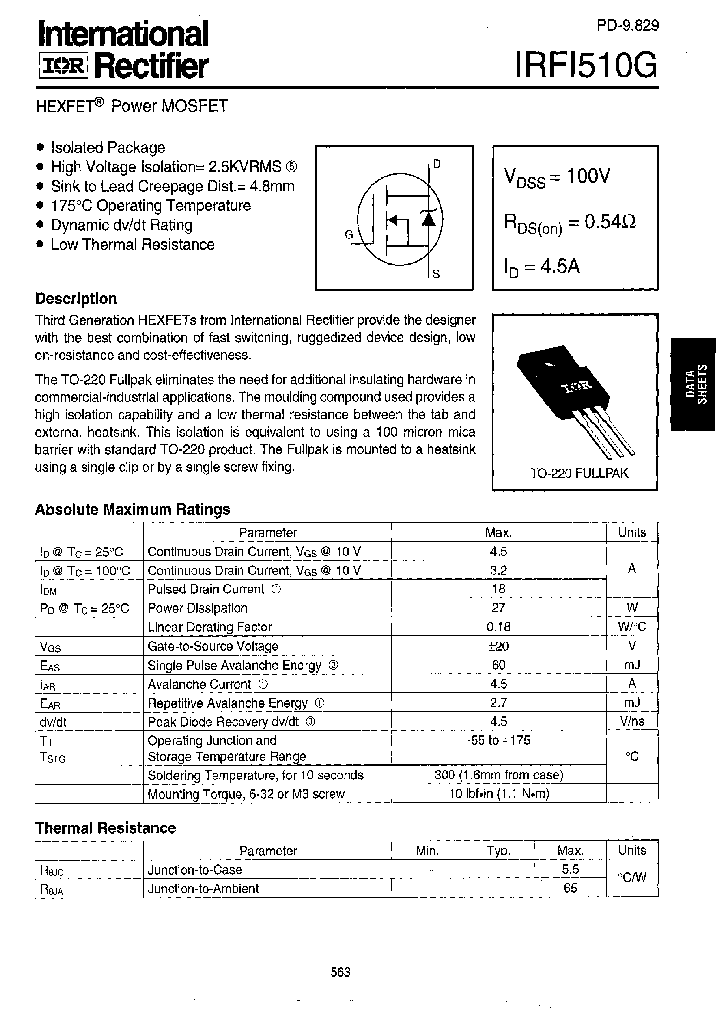 IRFI510G_764725.PDF Datasheet