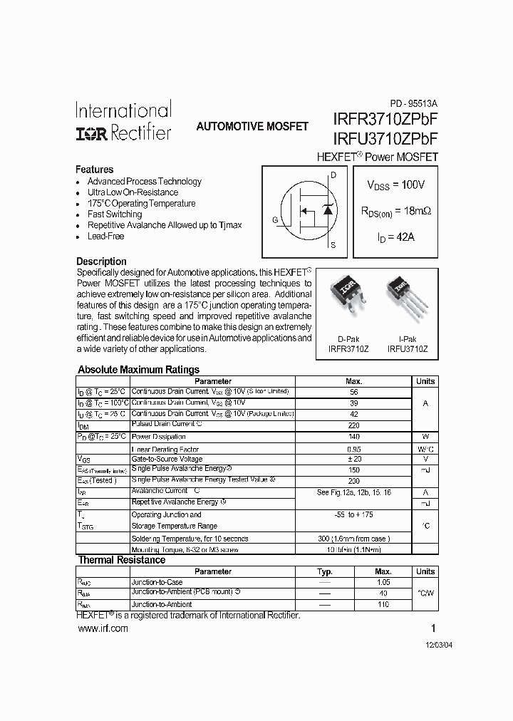 IRFU3710ZPBF_670214.PDF Datasheet