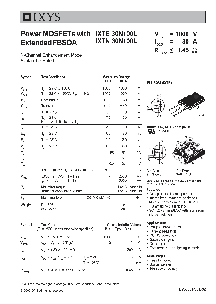 IXTB30N100L_625330.PDF Datasheet