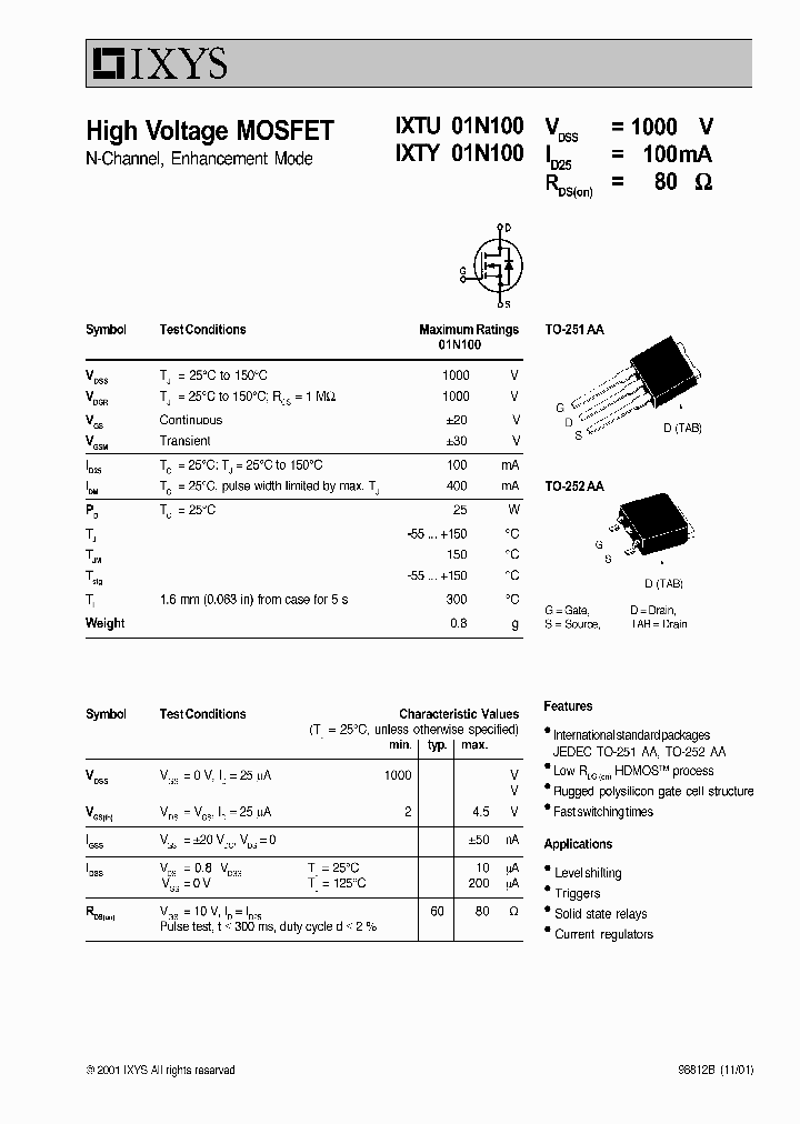 IXTU01N100_714132.PDF Datasheet