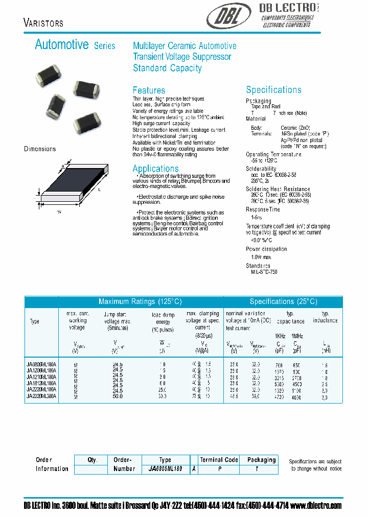 JA1210ML180A_653134.PDF Datasheet