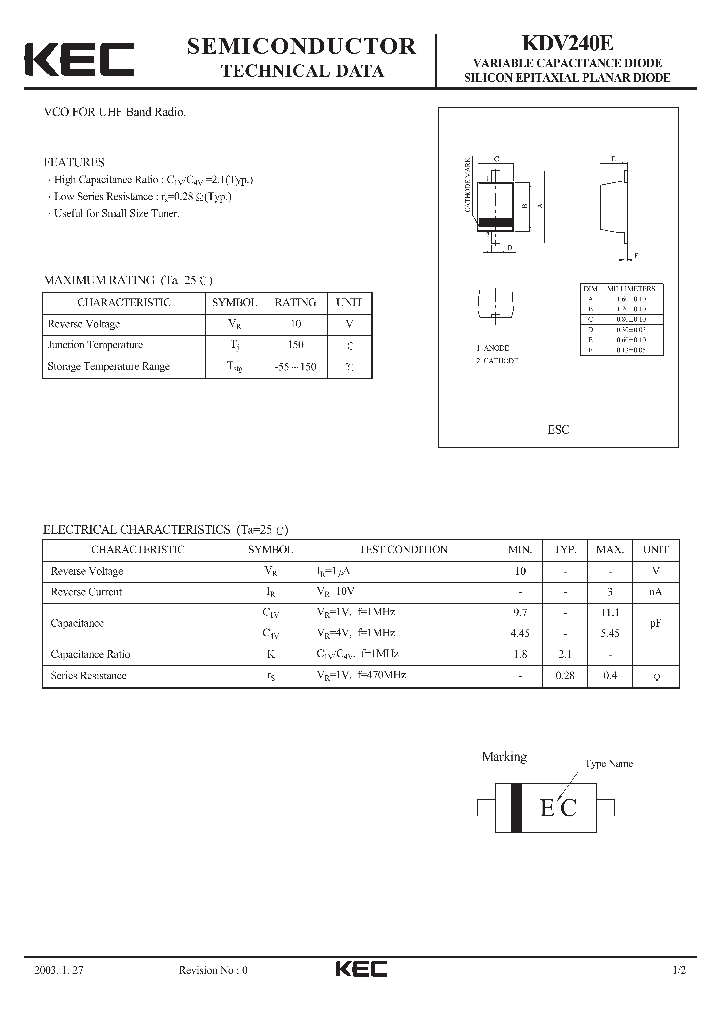 KDV240E_875195.PDF Datasheet