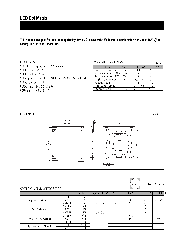KLM-096CA-16A_806012.PDF Datasheet