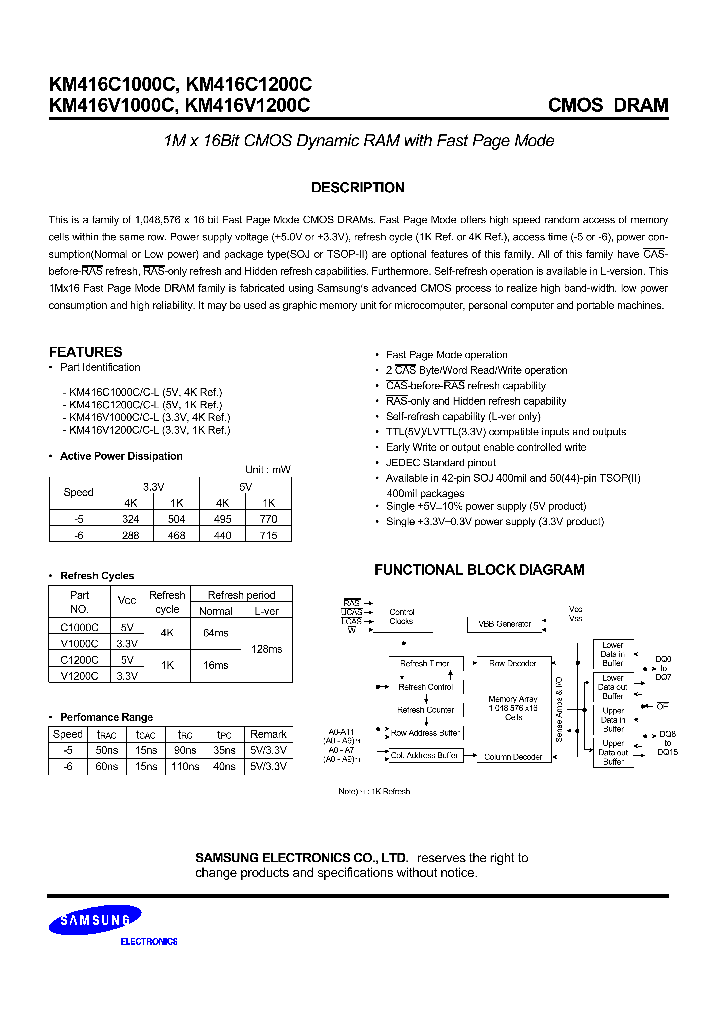 KM416C1200C_817279.PDF Datasheet