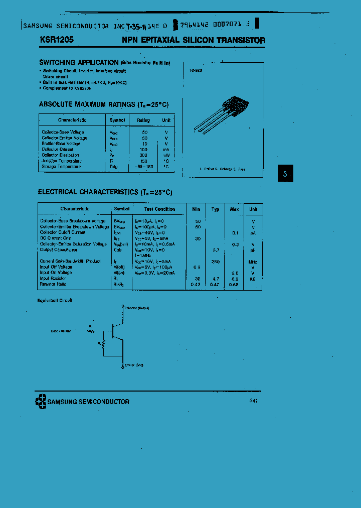 KSR1205_1009090.PDF Datasheet