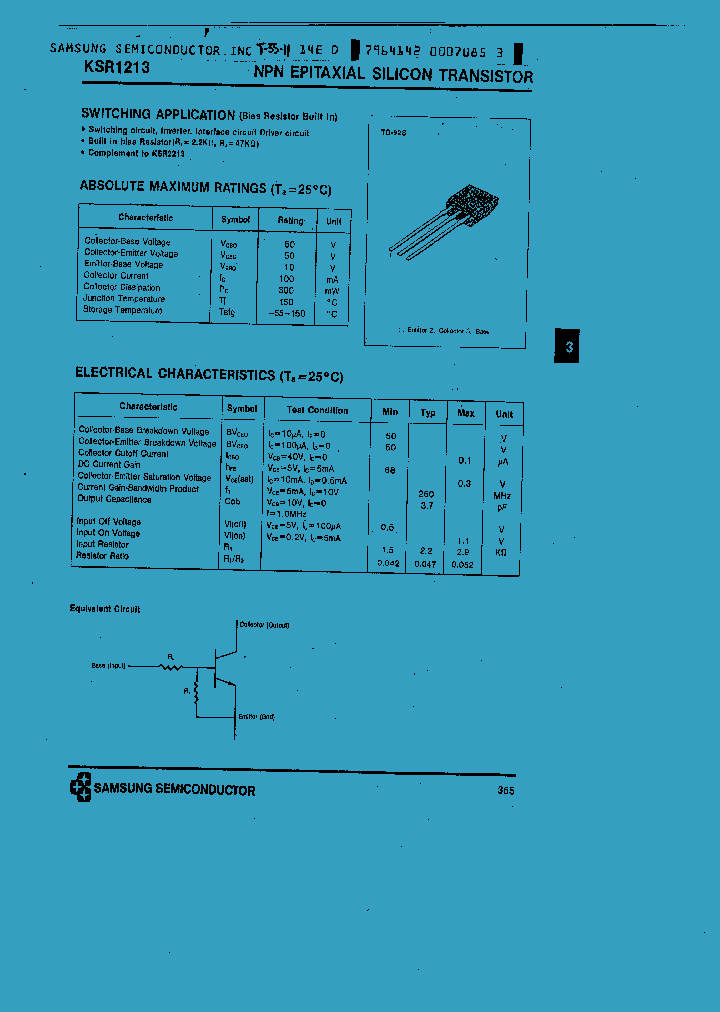 KSR1213_1012634.PDF Datasheet