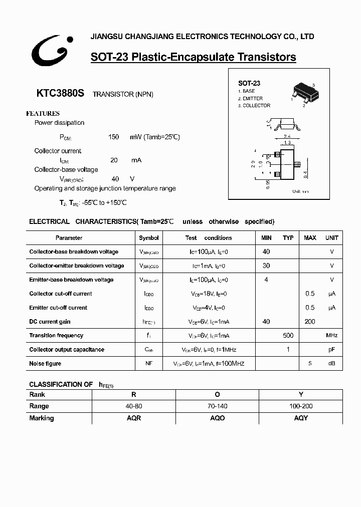 KTC3880S_912830.PDF Datasheet