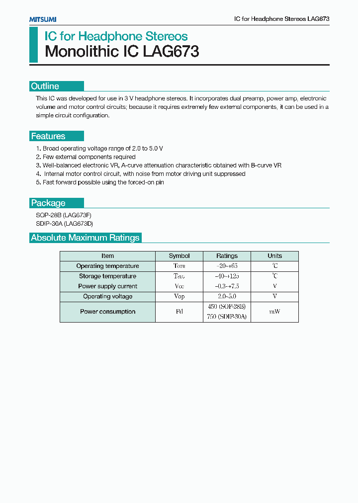 LAG673_849018.PDF Datasheet