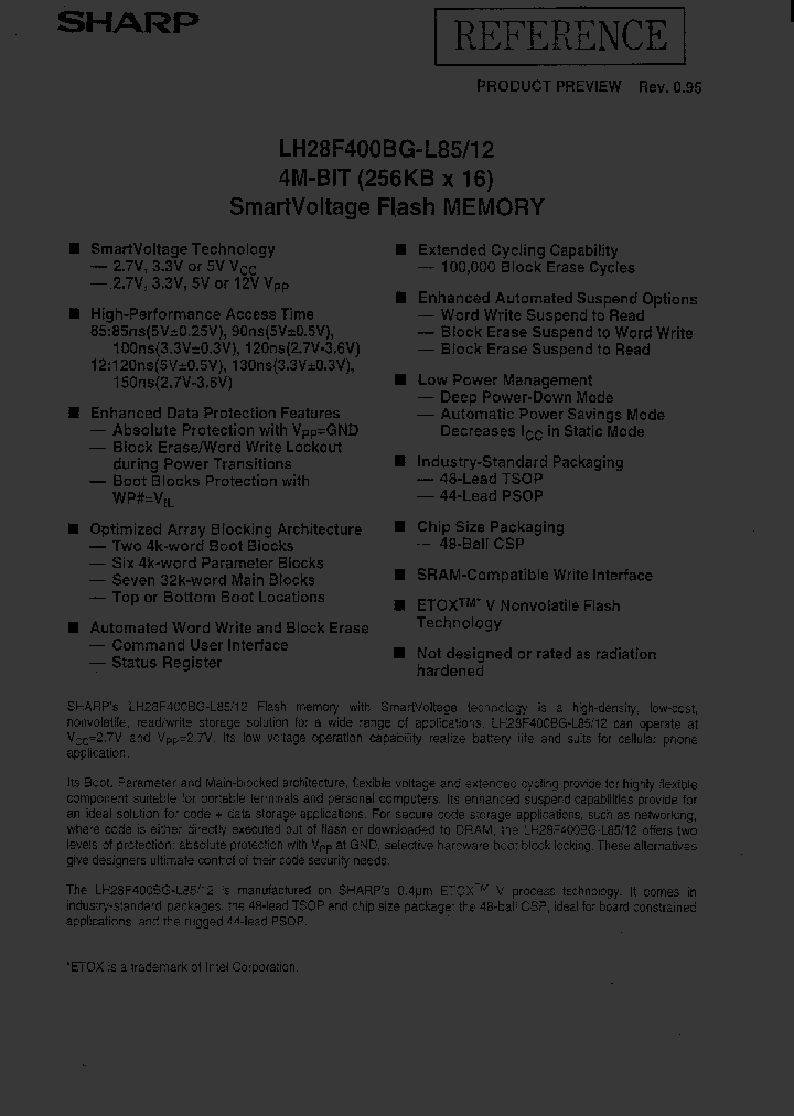 LH28F400BG-TL85_1018368.PDF Datasheet