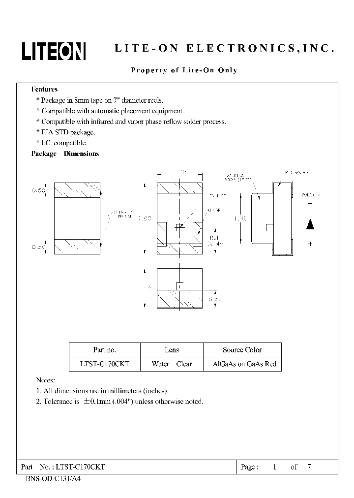 LTST-C170CKT_714444.PDF Datasheet