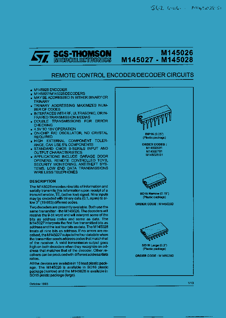M145026_958318.PDF Datasheet Download --- IC-ON-LINE