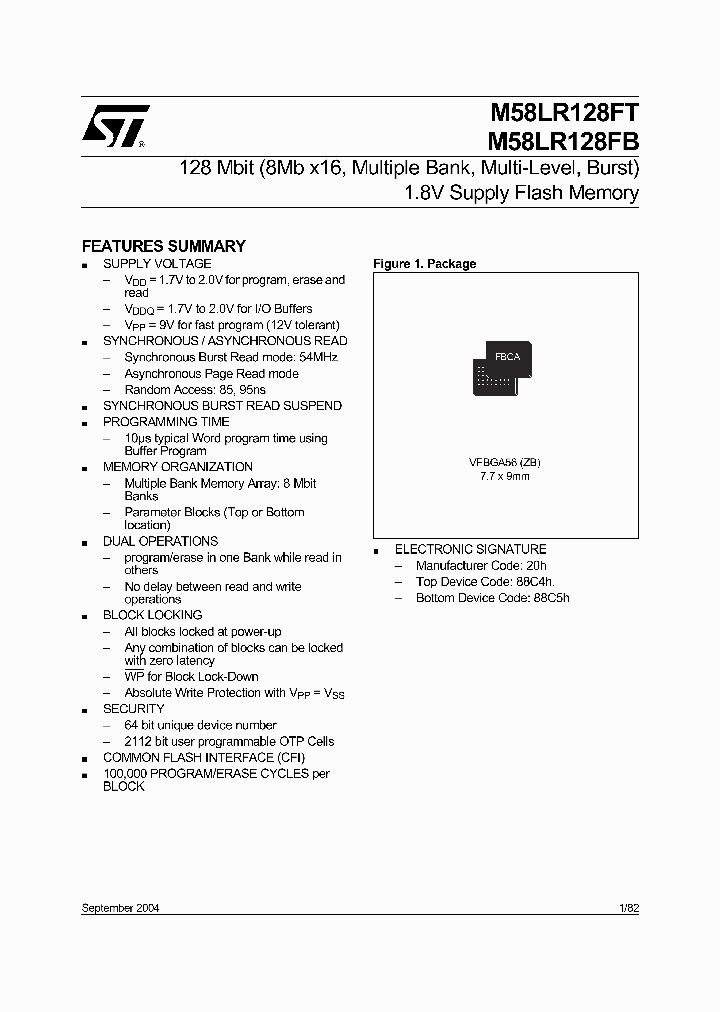 M58LR128F-ZB_678010.PDF Datasheet