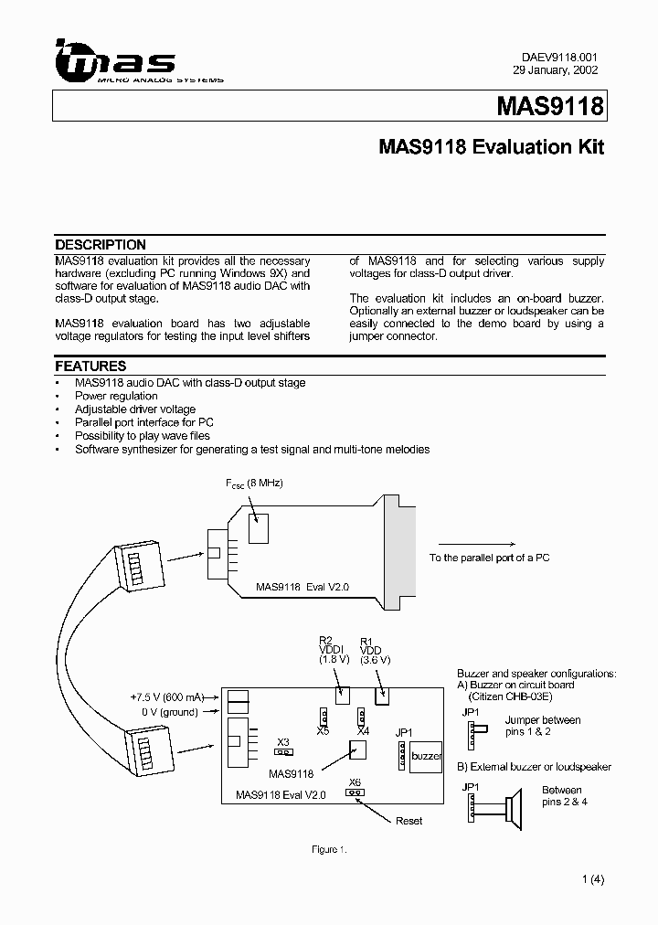 MAS9118_605468.PDF Datasheet