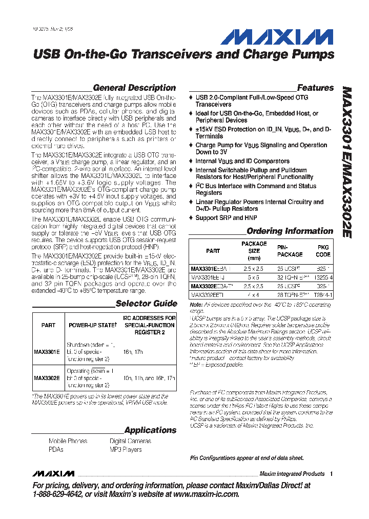 MAX3301EEBA-T_725464.PDF Datasheet