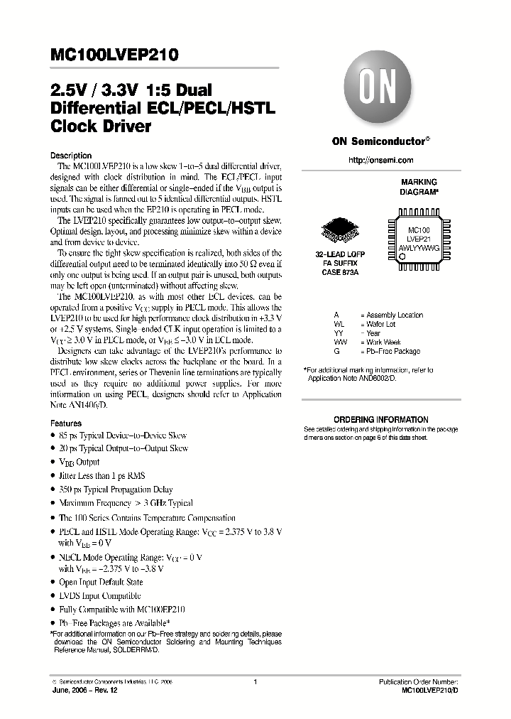 MC100LVEP21006_753432.PDF Datasheet