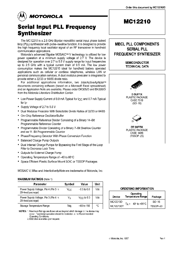 MC12210_841863.PDF Datasheet