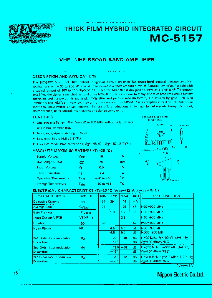 MC-5157_665557.PDF Datasheet Download --- IC-ON-LINE