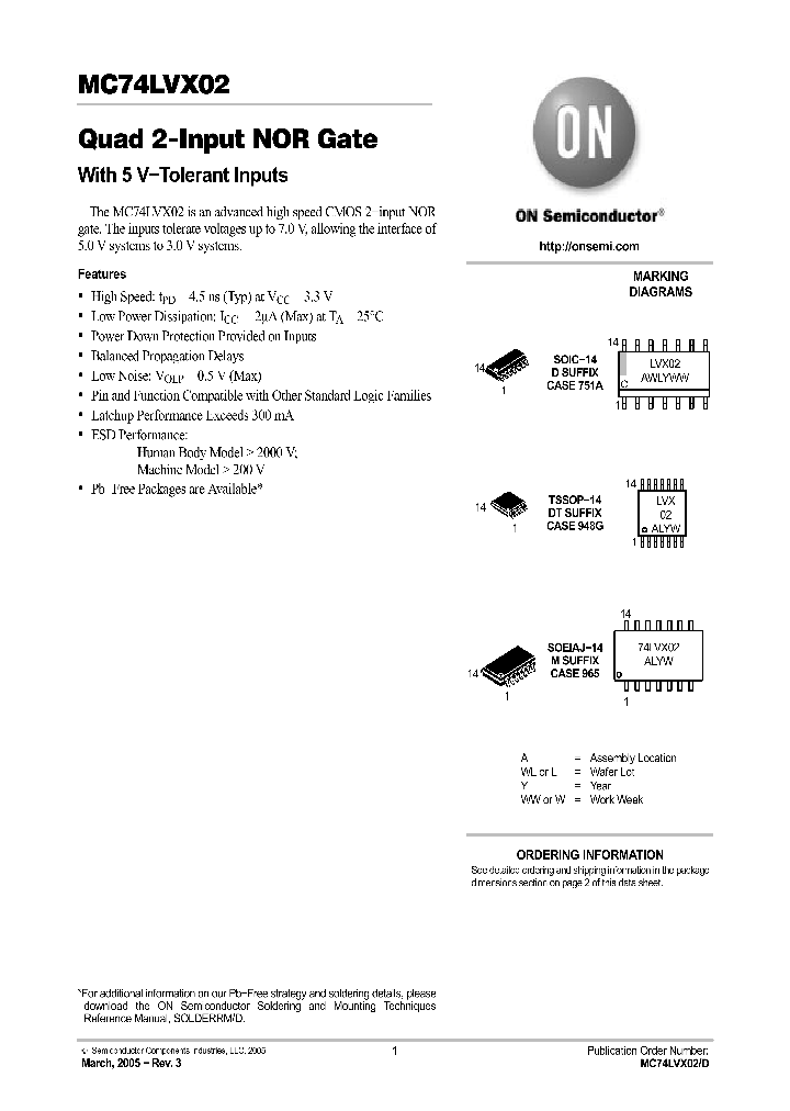 MC74LVX02DR2_749007.PDF Datasheet