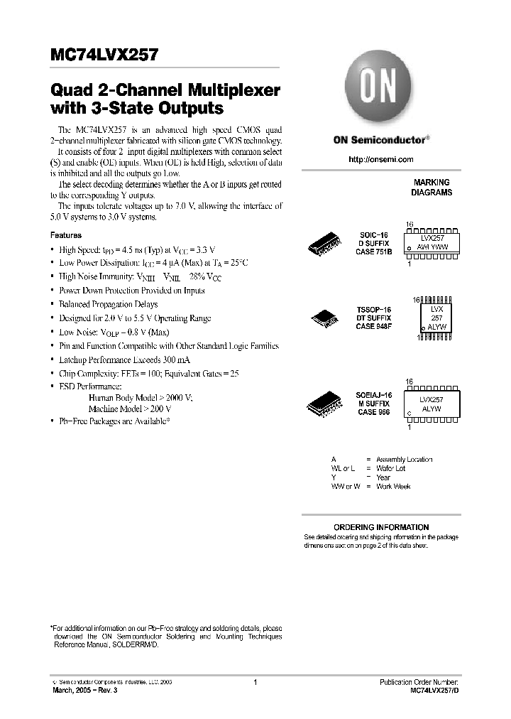 MC74LVX257_626599.PDF Datasheet