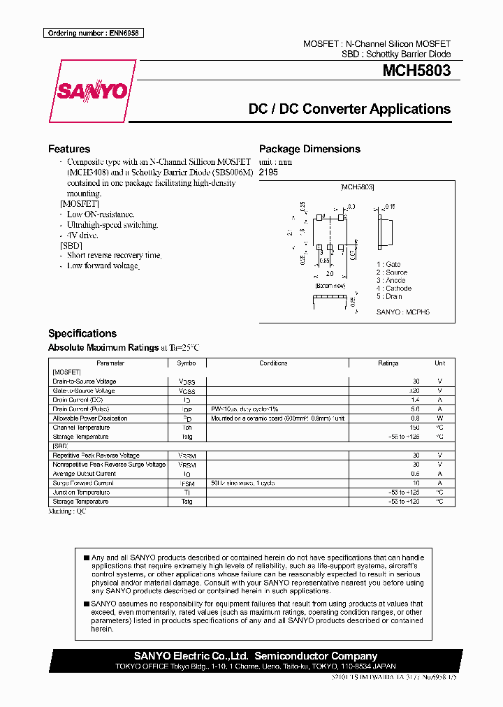 MCH5803_680382.PDF Datasheet