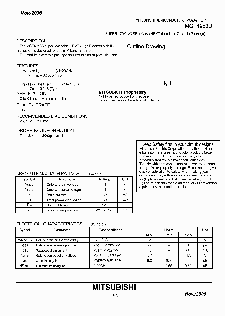 MGF4953B_674827.PDF Datasheet