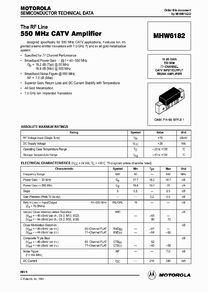 MHW6182_903663.PDF Datasheet