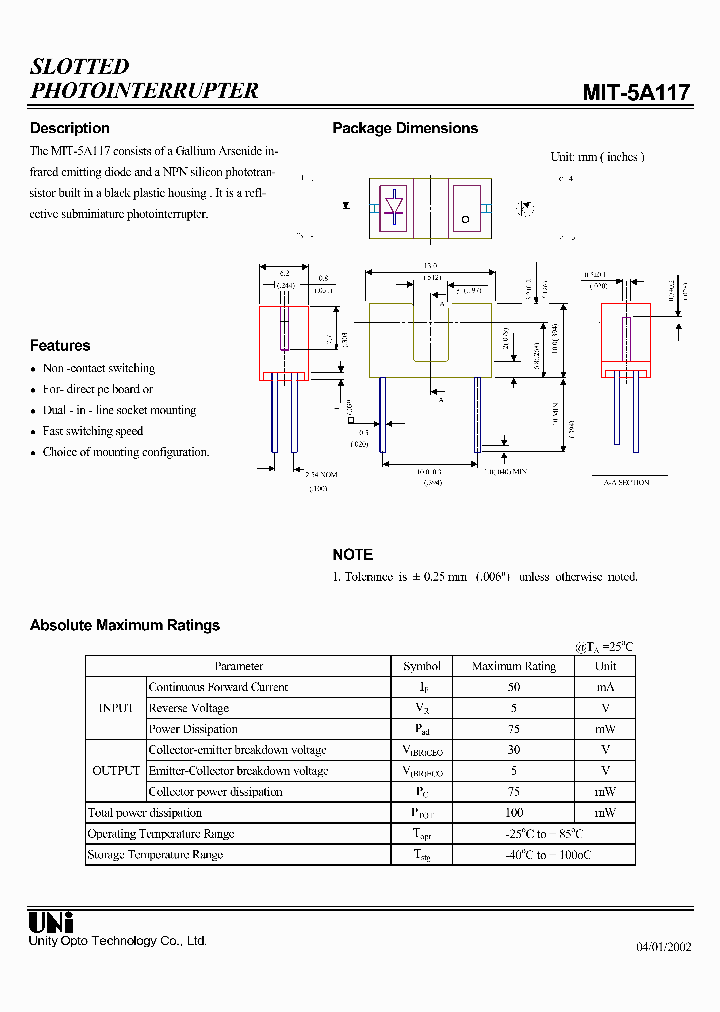MIT-5A117_812089.PDF Datasheet