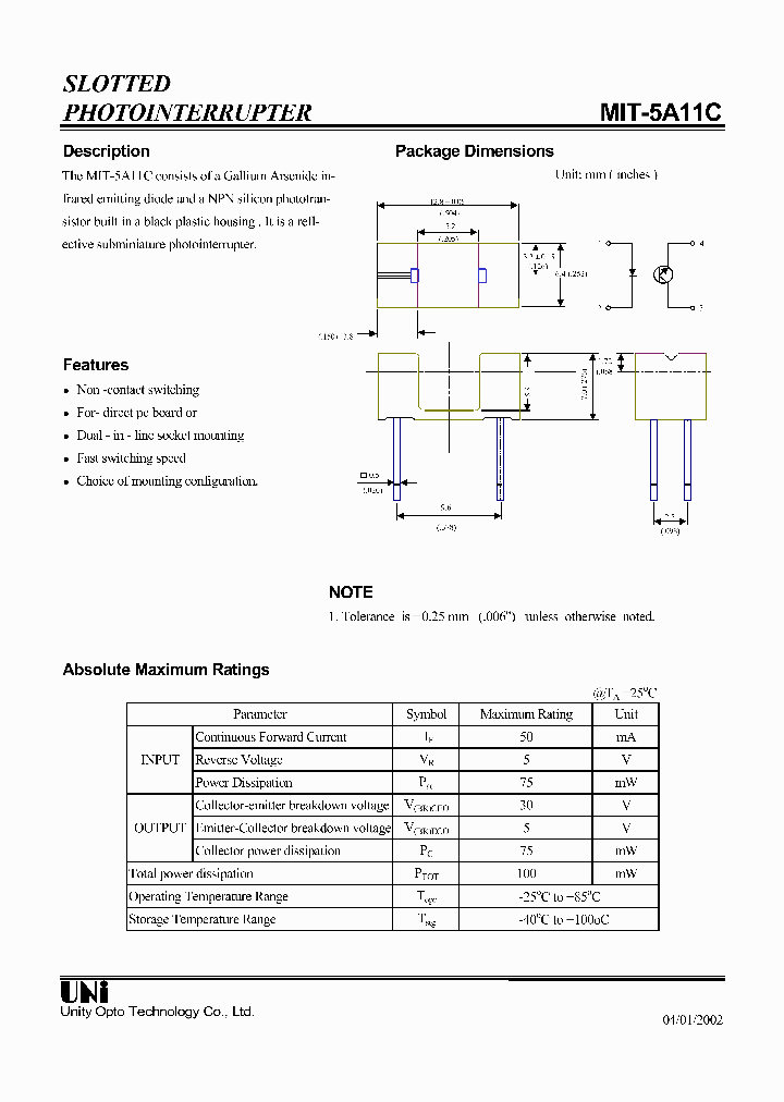 MIT-5A11C_812091.PDF Datasheet