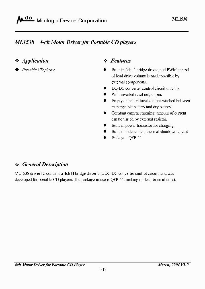 ML1538_898126.PDF Datasheet