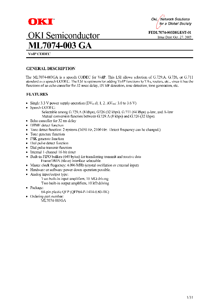 ML7074-003_951960.PDF Datasheet
