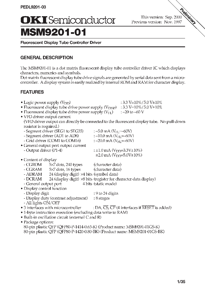 MSM9201-01_1013669.PDF Datasheet