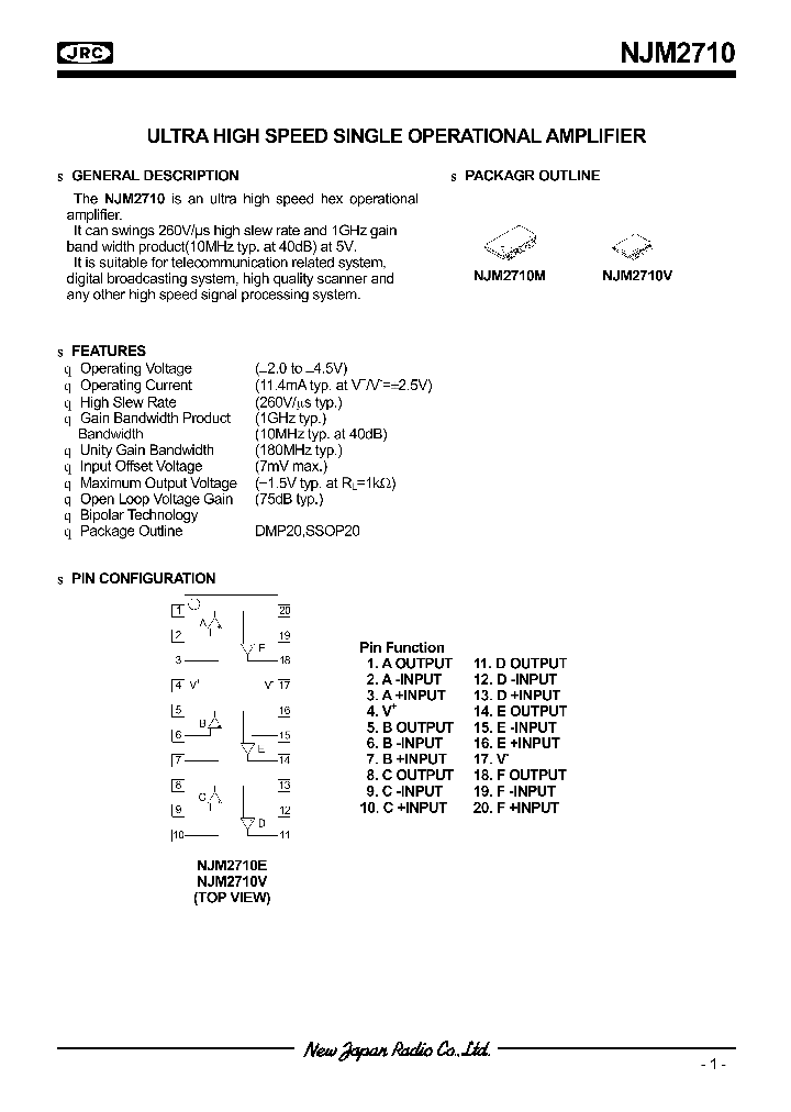 NJM2710V_876743.PDF Datasheet