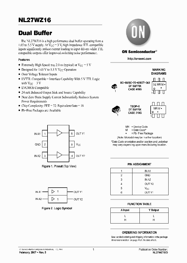 NL27WZ1607_761414.PDF Datasheet