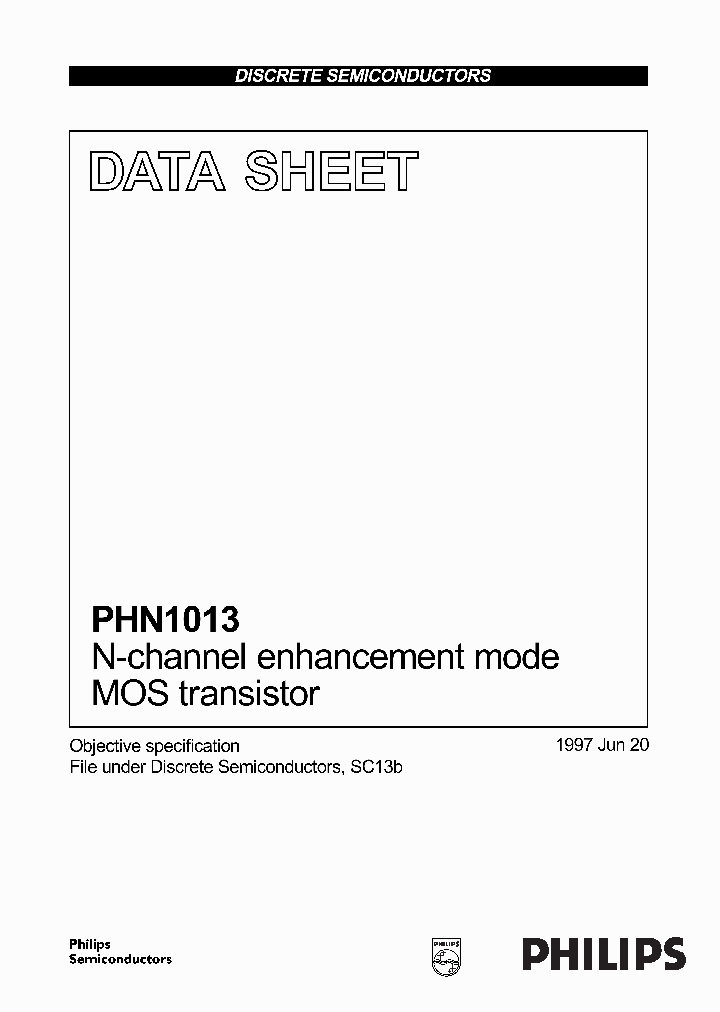 PHN1013_811160.PDF Datasheet