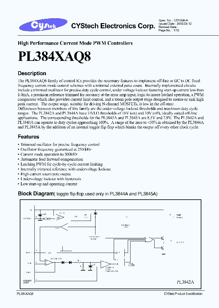 PL384XAQ8_799464.PDF Datasheet