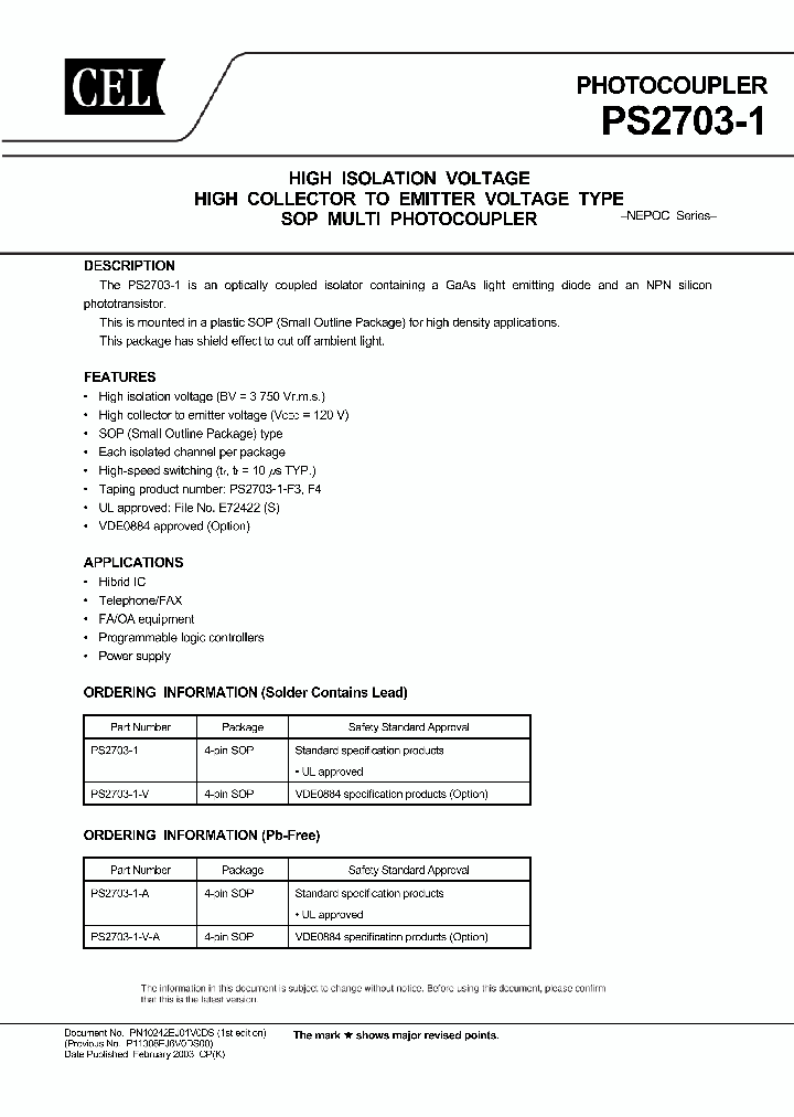 PS2703-1-V-A_718347.PDF Datasheet