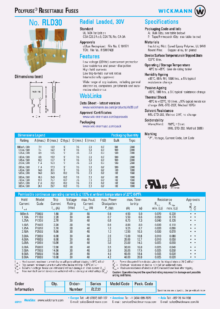 RLD30P160UF_703830.PDF Datasheet