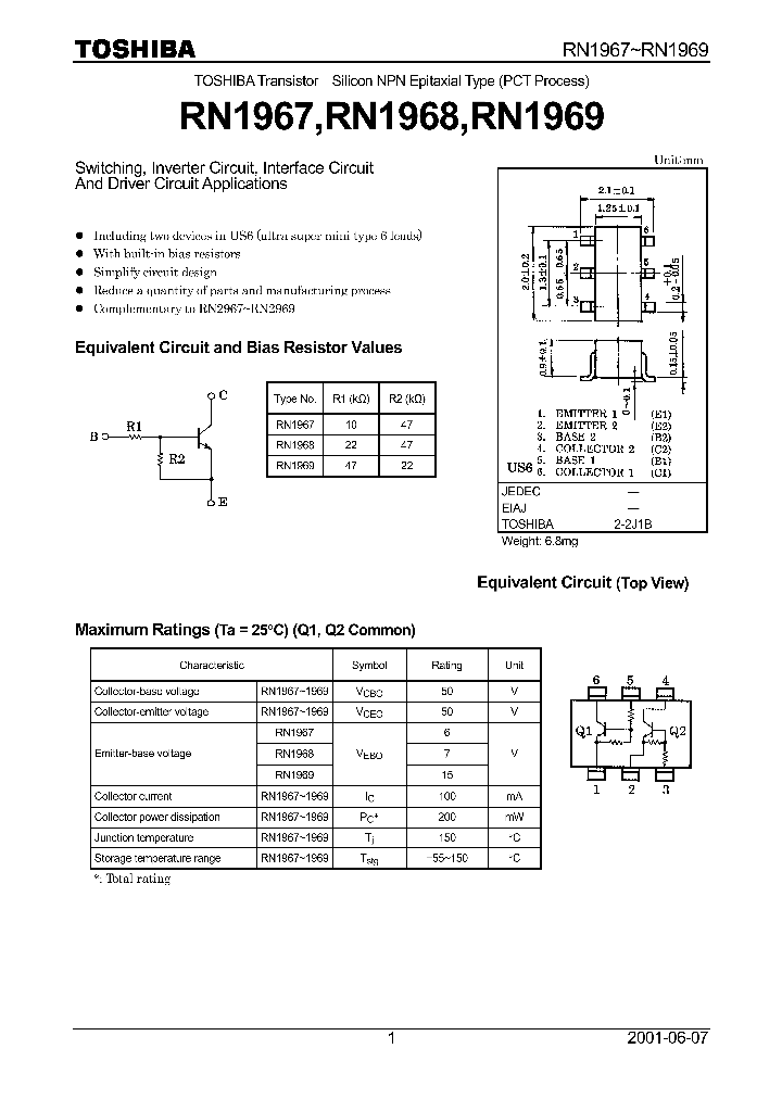 RN1967_1015401.PDF Datasheet Download