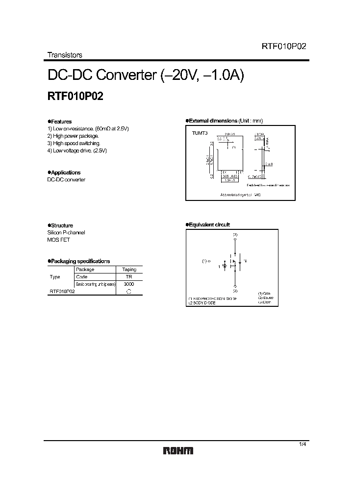 RTF010P02_802889.PDF Datasheet