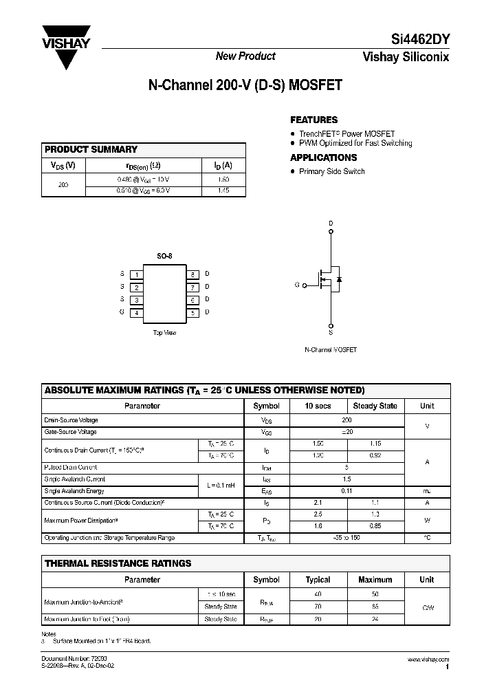 SI4462DY_910326.PDF Datasheet