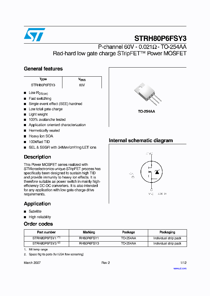 STRH80P6FSY3_953499.PDF Datasheet