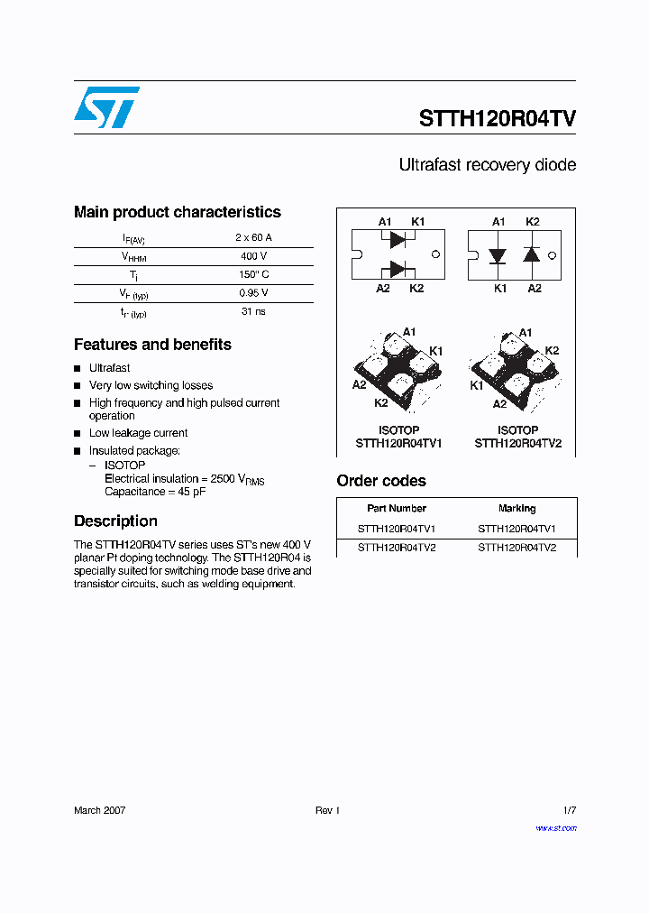 STTH120R04TV_942748.PDF Datasheet